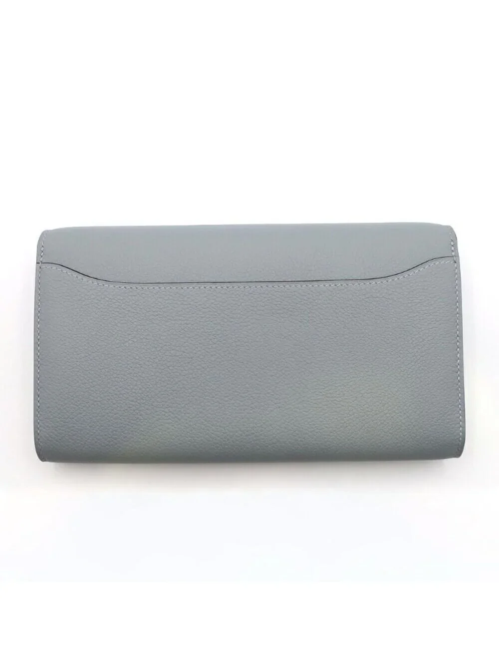 Hermes Heaven Constance To Go Gris Perle Silver Wallet Pouch Ever Color Leather